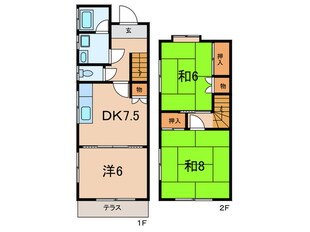 ＹＯＫハイムⅡ(１０号・１１号)の物件間取画像